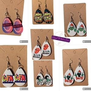 Colorful Graphic Earrings